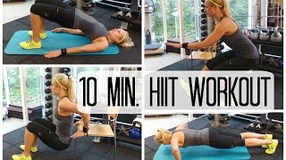 10 min HIIT Workout  Hele lichaam iedere dag [upl. by Evania]