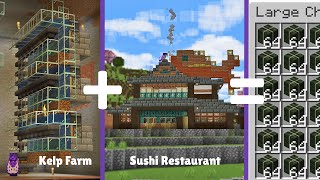 SUSHI Restaurant  Kelp Aan De Lopende Band  Pixelburen Episode 30 [upl. by Dranoel812]