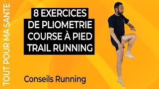 Pliométrie  8 exercices pour la course à pied et le trail [upl. by Ailehs]