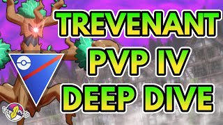 Trevenant PvP IV Deep Dive  Great League  Pokémon GO [upl. by Ecarg]