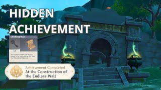 HIDDEN ACHIEVEMENT At the Construction of the Endless Wall  Genshin Impact 44 [upl. by Sucram]