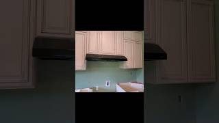 Large Range Hood Installation Done rangehood kitchen home homeimprovement kitchenideas diy [upl. by Nyrrat]