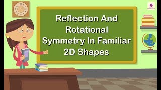 Reflection And Rotational Symmetry In Familiar 2D Shapes  Mathematics Grade 5  Periwinkle [upl. by Iatnwahs548]