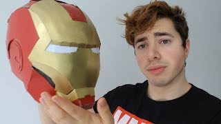 COMO HACER EL CASCO DE IRON MAN en cuarentena  Carlos Te [upl. by Freddi222]