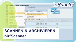 Scannen und Archivieren in SAP mit biz² Scanner [upl. by Ettenyar30]