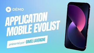 Application mobile EvoList  Démo [upl. by Neeroc]