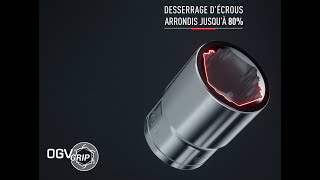 Nouvelles douilles OGV® GRIP  AUSSI EFFICACES SUR ÉCROUS NEUFS QUE SUR ÉCROUS ARRONDIS ET OXYDÉS [upl. by Swanhildas]