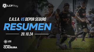 Resumen Depor Seguro vs CASA  201024 [upl. by Adnamor]