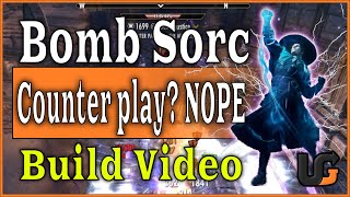 ESO magicka sorcerer pvp build amp Gameplay  The BombSorc Ascending Tide and beyond [upl. by Templeton587]