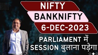 Nifty Prediction and Bank Nifty Analysis for Wednesday  6 December 2023  Bank NIFTY Tomorrow [upl. by Graces]