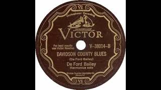 DeFord Bailey Davidson County Blues 1929 REMASTERED [upl. by Lraed]