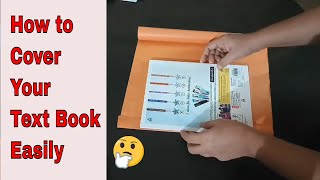 How to cover school books notebook  how to cover school books with brown paper [upl. by Cymbre838]