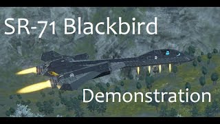 Space Engineers  SR71 Blackbird Demonstration [upl. by Thamora]