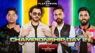 Playground 3 Championship Day 2  Shadow Fight  CarryMinati Elvish Yadav Techno Gamerz Mortal [upl. by Auhel962]