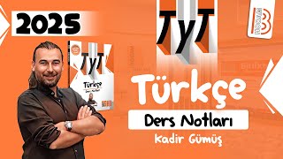 9 TYT Türkçe  Sözcük Türleri İsim  Kadir GÜMÜŞ  2025 [upl. by Aiyekal]