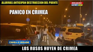 PANICO generalizado ALARMAS hacen huir a los rusos de CRIMEA [upl. by Ahsinyd252]