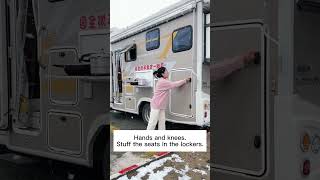 I left my son outside the RV on a snowy day rv [upl. by Burkitt]