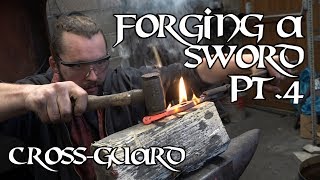 Forging a sword  part four linishing and quillons [upl. by Zeta]