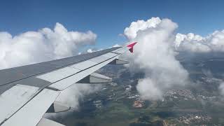 Approach and Landing at Congonhas Airport Brazil CGH [upl. by Inanaup]