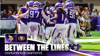 Minnesota Vikings 23 San Francisco 49ers 17  Between the Lines [upl. by Ellemac973]