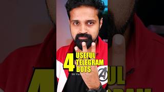 4 കിടിലൻ Useful Telegram Bots mrperfecttech [upl. by Anel]