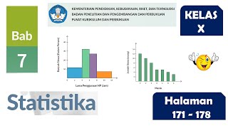 Part 1 STATISTIKA MATEMATIKA SMA KELAS 10 kurikulummerdeka statistika bukupaket matematikasma [upl. by Fleda]