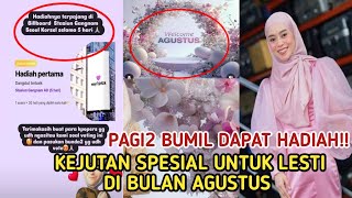 PAGI2 BUMIL DAPAT HADIAH AWAL BULAN KELAHIRAN LESTI LANGSUNG DAPAT HADIAH PERTAMA [upl. by Annairol]