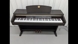 Yamaha Clavinova CLP120 digital piano in dark rosewood finish stock number 24285 [upl. by Malinowski419]