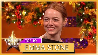 Emma Stones Top 10 Moments  Kinds of Kindness  The Graham Norton Show [upl. by Eelloh]