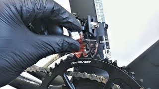 Dont Forget To Stick The Plate Shimano FDR8000 Front Derailleur Installation  Adjustment [upl. by Ahern]