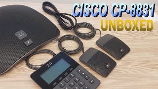 Cisco CP8831 UNBOXED 4K [upl. by Nolram]