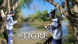 HERMOSA PESCA Y COCINA CAMPING EN TIGRE MUY CERCA y LINDO  CAMPING CARAGUATA  Pesca en Tigre [upl. by Sela]