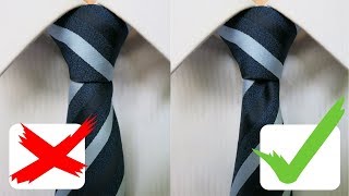 How to Tie a Tie  FULL Double WINDSOR knot 2018 [upl. by Daph296]