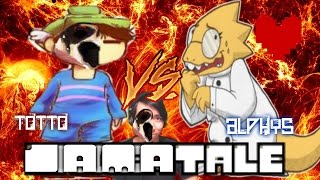 Undertale Ruta Genocida en Español Pelea contra Alphys UNITALE  JaimitOP [upl. by Kenna829]