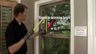 How To Measure Daylight Opening Window Glass Area [upl. by Nirek]