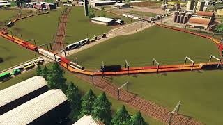 Cities skylines plant city Florida Aspen district railfanning all trains [upl. by Hayman]