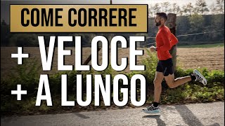 Come Correre più veloce e più a lungo [upl. by Ennirok348]