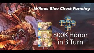 GBF  Wilnas blue Chest Farming  Magna  800k honor in Wilnas using CA team  グランブルーファンタジー  ウィルナス [upl. by Airahs590]