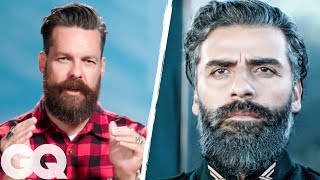 Beard Expert Critiques Celebrity Beards  Fine Points  GQ [upl. by Anelat]