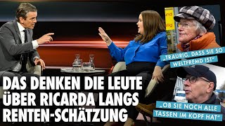 2000 Euro Durchschnittsrente Rentner sagen Ricarda Lang die Meinung [upl. by Dario761]