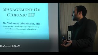 Dyspnea module lecture 4 Management of Chronic Heart failure part 2 Dr Mohamed Abdelbasit [upl. by Yesnikcm385]