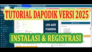 Tutorial Dapodik  Instalasi dan Registrasi Dapodik 2025 [upl. by Ellingston364]