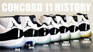 Air Jordan 11 Concord Collection Review  History [upl. by Gerda]