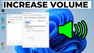 How to Increase Speaker Volume in Windows 11 Laptop [upl. by Eilra159]