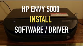 HP Envy 5000 Series Printer  Download Install Software amp Connect Using HP Auto Wireless review [upl. by Eelarat]