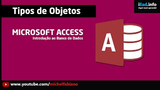 Microsoft Access  Aula 03  Tipos de objetos no banco de dados  Teórica [upl. by Imit563]