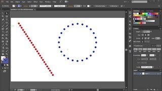 How to Make Dotted Lines in Adobe Illustrator [upl. by Kerrie577]