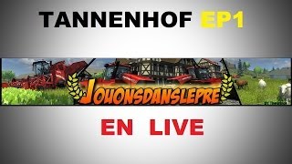 farming simulator 2013 visite de la map tannenhof live [upl. by Eddana26]