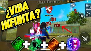 EL MEJOR COMBO DE HABILIDADES PARA TENER VIDA INFINITA EN FREE FIRE   TheNoyDer [upl. by Inverson]