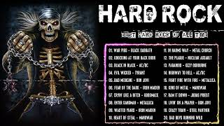 HARD ROCK  Best Hard Rock Of All Time  Black Sabbath Deep Purple ACDC Manowar Iron Maiden [upl. by Llerehs]